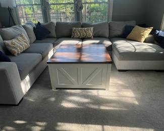 Farmhouse Storage Coffee Table