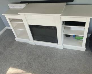 Electric Fireplace Media Console