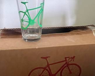 Vital Industries Bicycle Pint Glasses Set