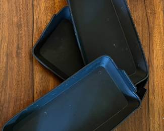 Black Silicone Baking Pans (Set of 3)