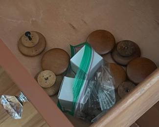 Assorted Drawer Knobs and Hardware