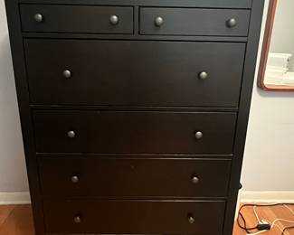IKEA Hemnes Black Six-Drawer Dresser