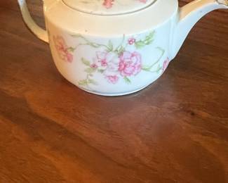 Thomas Bavaria Teapot and Royal Tara Shamrock Teacup and Saucer