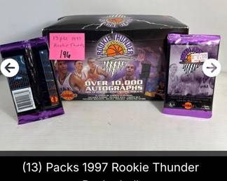 1997 Rookie Thunder Basketball Packs