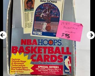 1989 NBA Hoops Basketball Wax Box