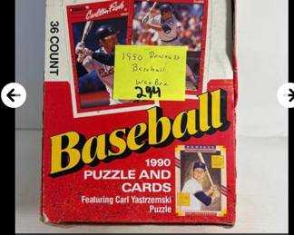 1990 Donruss Baseball Wax Box