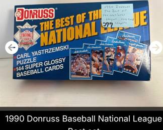 1990 Donruss Baseball National League Best Set