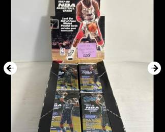 1997-98 Topps Basketball Wax Box