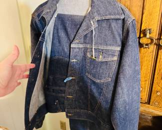 Vintage Roebuck Denim Mens 2 Pc. Set