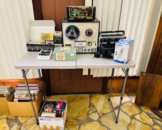 TEAC reel to reel, stereo components