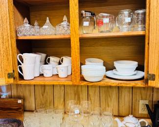 corelle, glassware
