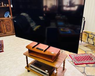 large TV, almost new, TV stand