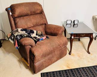 Recliner, End Table
