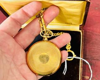 14k pocket watch