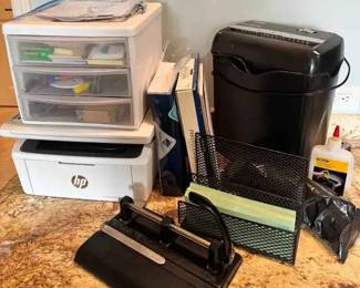 HA222HP Printer, Shredder And More Office Supplies