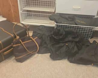 HA137Delsey Luggage With Tote And More