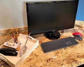 HA223Asus Monitor, Logi Keyboard And Mouse, And More