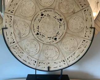 HA122VChinese Style Carved Stone Art