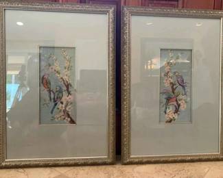 HA244Needlepoint Bird Artwork 