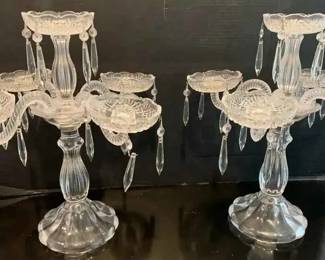 HA237Crystal Candelabras