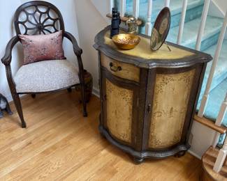 Hall table and chair