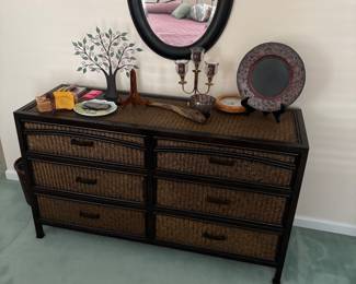 Wicker Dresser