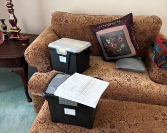 Chair and ottoman 