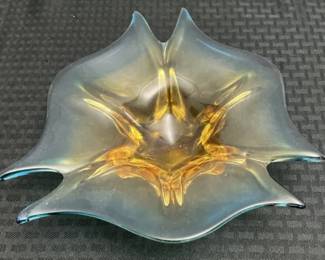 Italian Murano Style Glass Bowl