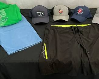 Ball Caps, Shorts, Sweatshirt