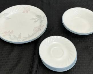 Corelle Pink Trio Dish Set