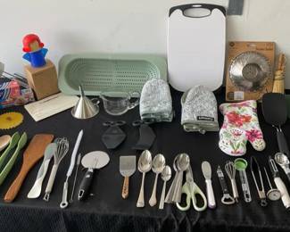 Various Kitchen Utensils Supplies