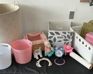 Girls Room Decor Baskets