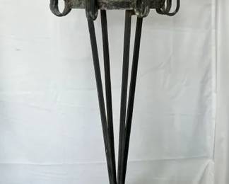 Antique Iron Plant Stand