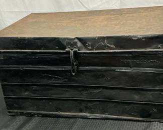 Metal Steamer Trunk