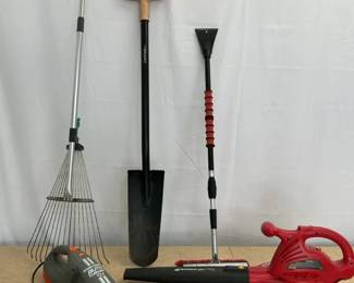 Pointed Spade, Metal Rake, More