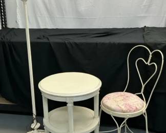 Lamp, Table Chair