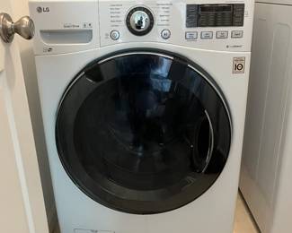 M1 - $150 Pair. LG Washing Machine Model # WM3575CW. LG Dryer LG Dryer Model DLEX3570W. Washing machine door has been taped together. Doesn't affect function, purely cosmetic.