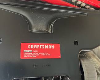 Craftsman. CMCVS001. M44 - $75. Craftsman 20V Stick Vacuum with battery & charger. Model CMCVS001.