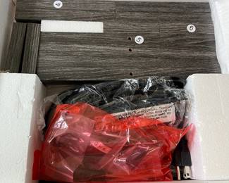 M57 - $10. Temu Brown Storage / Office Cabinet. Unassembled - new in box.