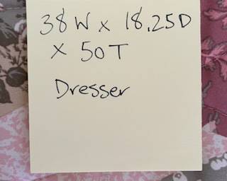 M59 -$95 Thomasville Chest of Drawers.