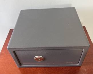 M43 - $25. Sentry keyed safe. Measures 12" x 10.75" x 6.5" tall.