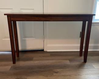 M26 - $35. Long Sofa Table / Console Table. Sturdy. Measures 47.75" long x 11.75" deep x 30" tall.