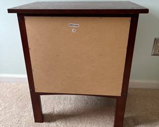 M5 - $25. Single Side Table / Nightstand with drawer. Measures 21" wide x 15" deep x 24" tall.