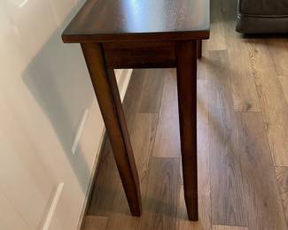 M26 - $35. Long Sofa Table / Console Table. Sturdy. Measures 47.75" long x 11.75" deep x 30" tall.