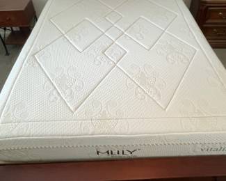 M38 - $175. Queen Size Bed with 2 storage drawers. Includes Mlily Vitality mattress. No boxspring needed.