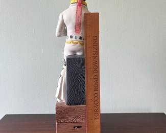 M8 - $20. Elvis Decanter (empty) Music Box. Measures 5" x 4" x 15" tall.