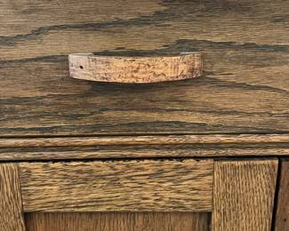 M42 - $125. Antique Wash Stand with Towel Bar. Measures 28" x 17.5" x 54.5" tall.