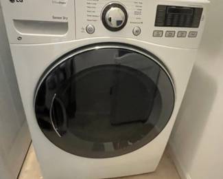 M1 - $150 Pair. LG Washing Machine Model # WM3575CW. LG Dryer LG Dryer Model DLEX3570W. Washing machine door has been taped together. Doesn't affect function, purely cosmetic.