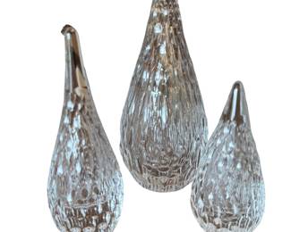 Set of 3 Josef Svarc Teardrops
