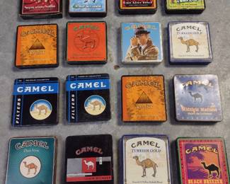 Camel cigarette cases